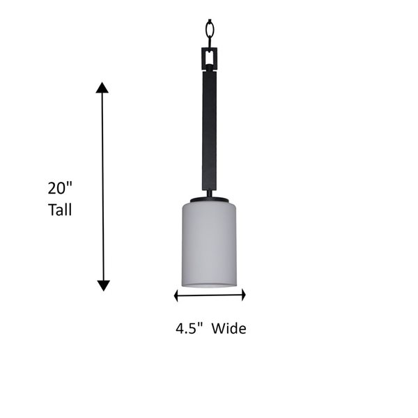 Carmen 1 Light Down Pendant Ceiling LightIndoor  E-26 Transitional Bronze