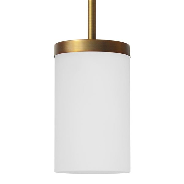 Armella 1 Light Down Pendant Ceiling Light Indoor, E-26  Transitional Gold