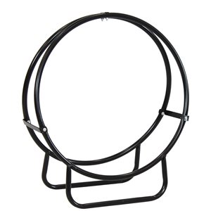 Sunnydaze 24-In Steel Firewood Log Hoop