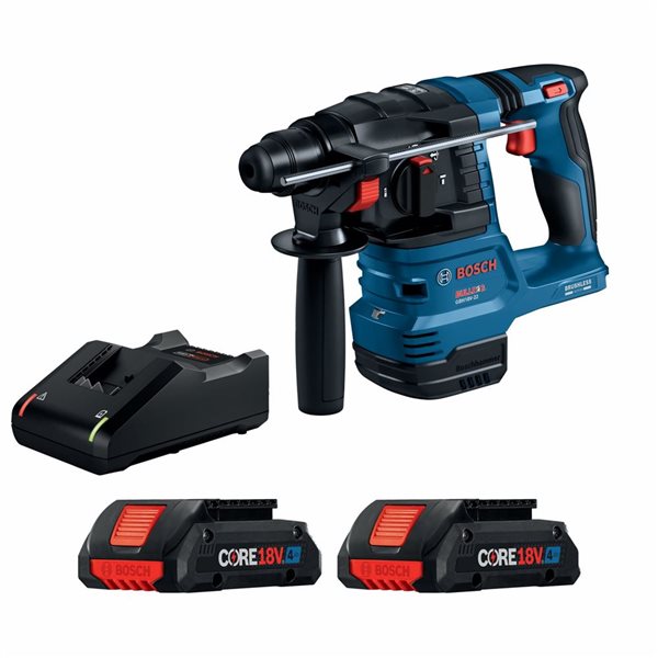 Bosch Bulldog 2 Included Batteries 18 Voltage Maximum 3 4 in SDS Plus Cordless Rotary Hammer