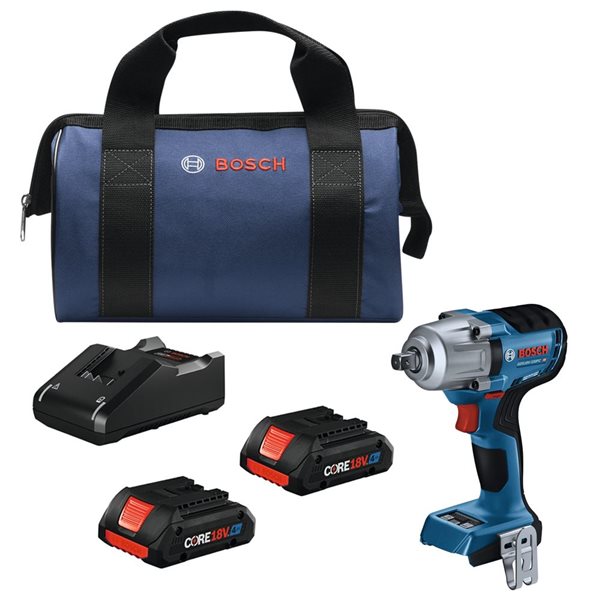 VTEK Clé à Chocs Sans Fil 1/2 Pouce - 295 Pi-lb, Moteur Sans Balais, Vitesse Variable - Pour Réparation Auto, Bricolage (avec Batterie Et Chargeur)