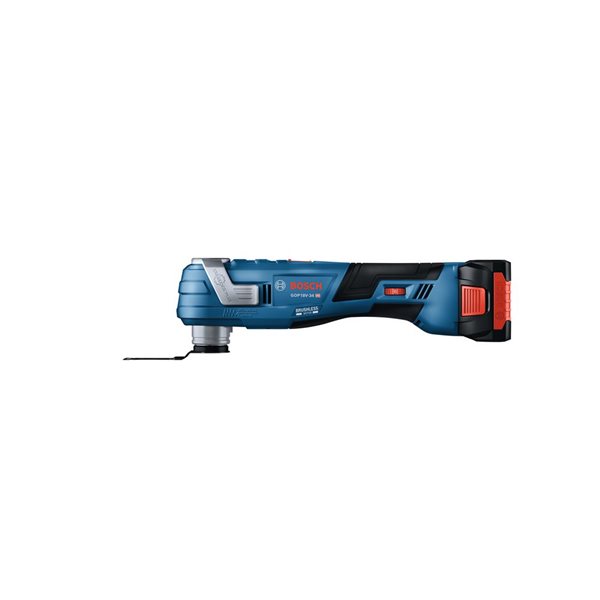 Bosch StarlockPlus 18V Brushless  Oscillating Multi-Tool Kit with 1 CORE18V 4 Ah Advanced Power Battery