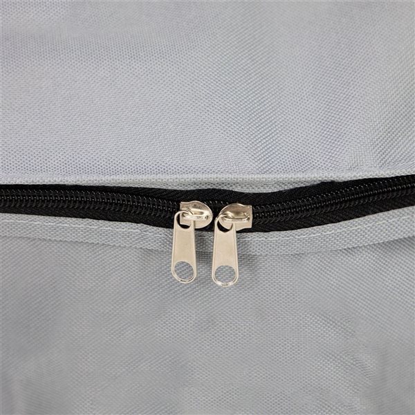 Northlight 30-In Grey Multi-Seasonal Double Wreath Storage Bag