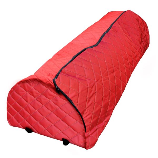 Northlight Rolling Christmas Tree Bag 6 to 9-ft Red 25.5 x 25.5 x 51-in