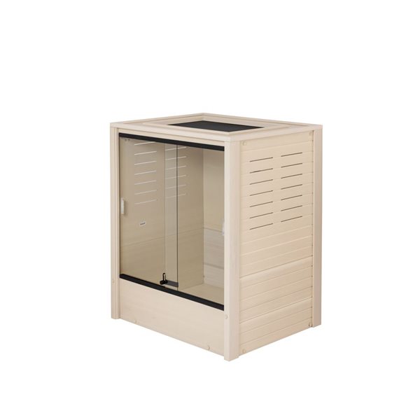 New Age Pet Madagascar 30 L x 24 W x 36-in H Maple Wood Plastic Composite Reptile Lounge