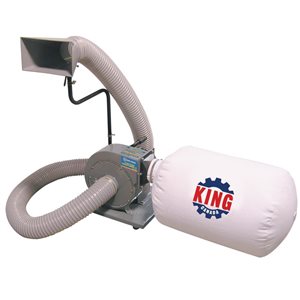 Capteur de poussières King Canada 600 pi³/min, 14 gallons