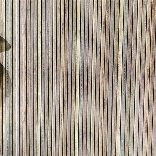 Dundee Deco Distressed Brown 3.3 ft X 1.6 ft Styrofoam 3D Wall Panels 54 sq ft