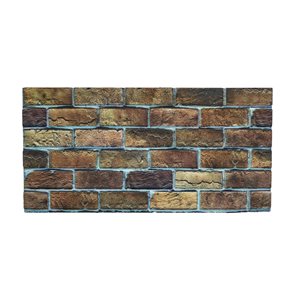 Hourwall classicBRICK reclaimedRED Faux Brick Panels