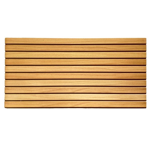 Panneau mural Dundee Deco 3D aspect bois en PSE 3.3 x 1.6 pi, brun clair, 54 pi²