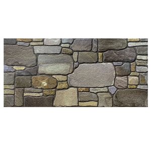 Dundee Deco Grey Pewter Blonde 3.3 ft X 1.6 ft Styrofoam 3D Wall Panels Multiple Colors 54 sq ft in total