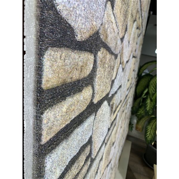 Dundee Deco Ochre Brown 3.3 ft X 1.6 ft Styrofoam 3D Wall Panels Multiple Colors 54 sq ft in total