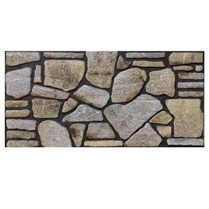 Dundee Deco Ochre Brown 3.3 ft X 1.6 ft Styrofoam 3D Wall Panels Multiple Colors 54 sq ft in total