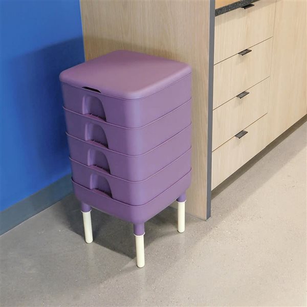 FCMP Outdoor Essential Living 15 x 30-in Purple Indoor Worm Composter