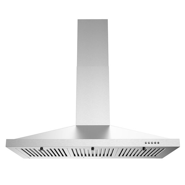 Streamline Gaiola 36in 220 CFM Wall Mount Ducted Range Hood in Brushed