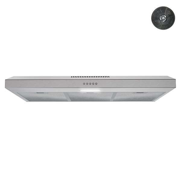 Streamline Donini 36in 80 CFM Under Ductless Range Hood in