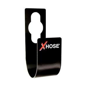 XHOSE 12-in Black Powder-Finished Steel Wall Hose Hanger
