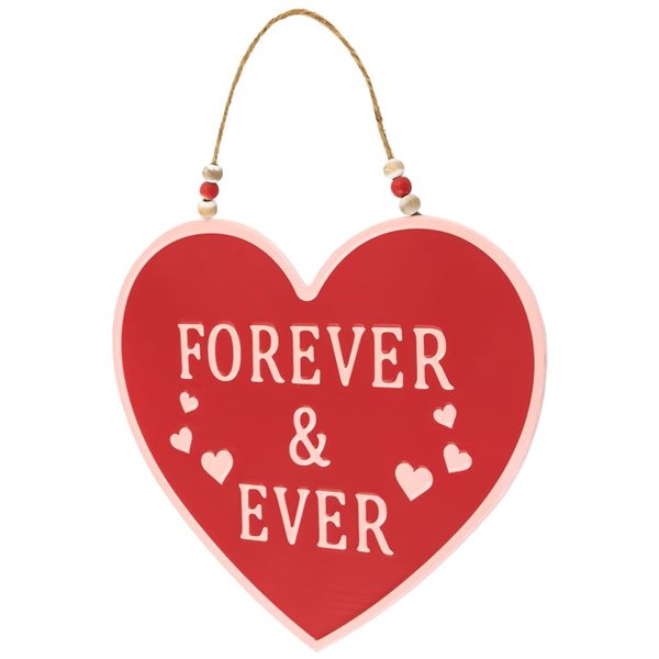 Northlight 12-in Red Heart-Shaped Valentine's Day Wall Decoration