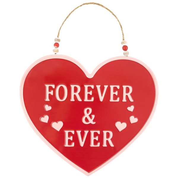 Northlight 12-in Red Heart-Shaped Valentine's Day Wall Decoration