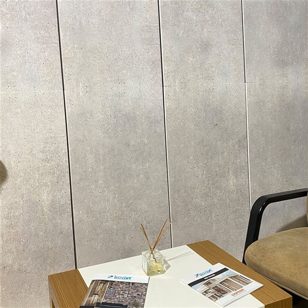 Dundee Deco Falkirk Uffcott III 3.3 W x 1.6-ft² H Light Grey EPS 3D Decorative Wall Panels, 27-ft²