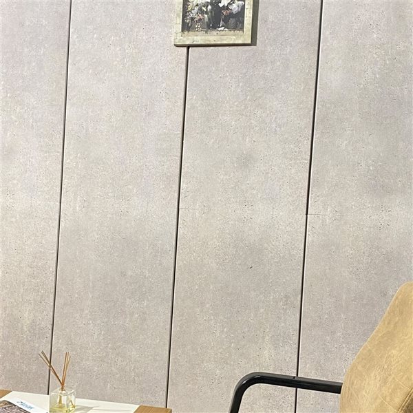 Dundee Deco Falkirk Uffcott III 3.3 W x 1.6-ft² H Light Grey EPS 3D Decorative Wall Panels, 27-ft²