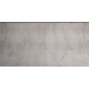 Panneaux muraux décoratifs 3D Falkirk Uffcott III par Dundee Deco en PSE 3,3 l. x 1,6 pi h. gris-beige, 27 pi²