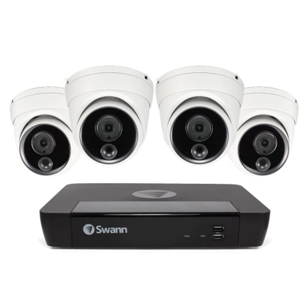 Lorex NVR 8 Canaux HD PoE 2To + 8 Caméras 4K Audio IP - Système Sécurité Ultra HD Neuf