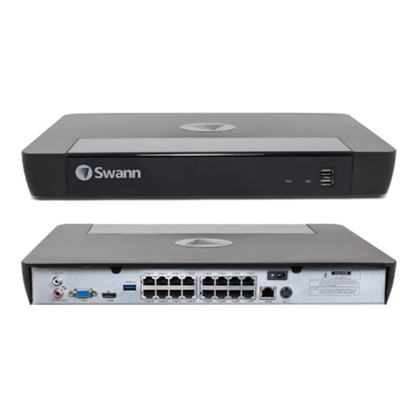 Swann Master 16-channel NVR Security System with 10 x Heat