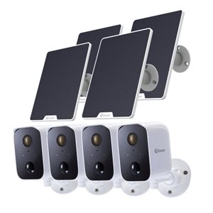Swann CoreCam 4-Pack 1080p Heat and Motion Detecting Wireless Security Camera with Solar Panels