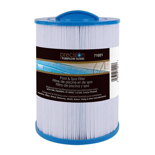 Precision Pureflow 1-Pack 1 1/2 Coarse Thread Pool Filter Replacement Cartridge