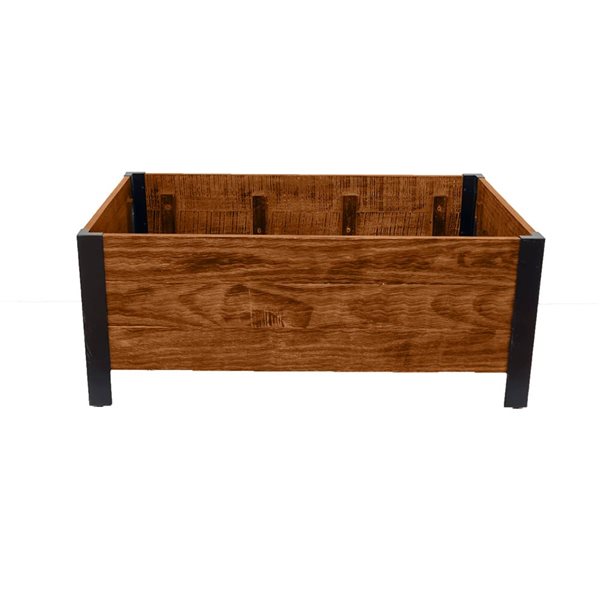 Grapevine 15.35 x 24 x 37-in Recycled Wood Rectangular Low-Profile Planter