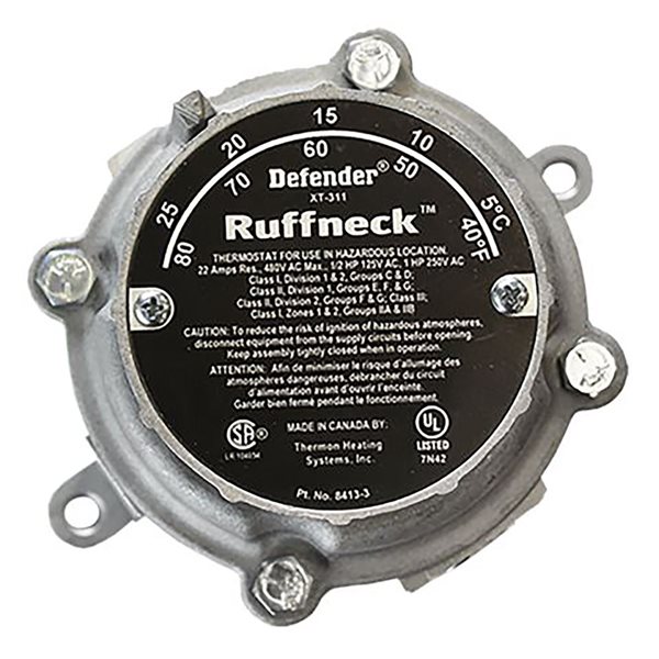 Ruffneck Defender SPDT Ruffneck FX Series Explosion-Proof Forced Air Unit Heater Thermostat