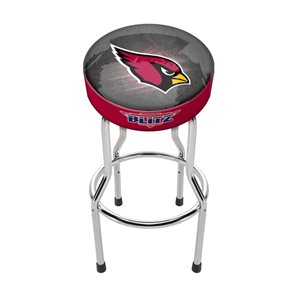 Arcade1UP Arizona Cardinals Height-Adjustable Round Upholstered Arcade Stool