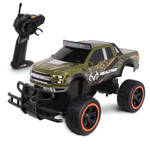 NKOK Realtree 14-in Remote-Controlled Ford F-150 Raptor - Army Green