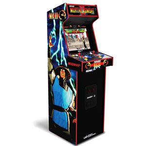 Machine d'arcade autoportante Mortal Kombat II Édition Deluxe par Arcade1UP - 14 jeux