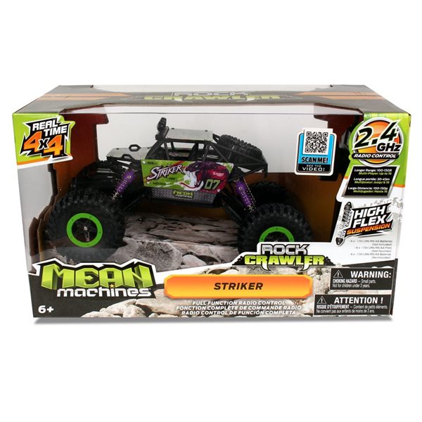 Véhicule télécommandé Striker Rock Crawler de NKOK échelle 1/16 2,4 GHz, vert