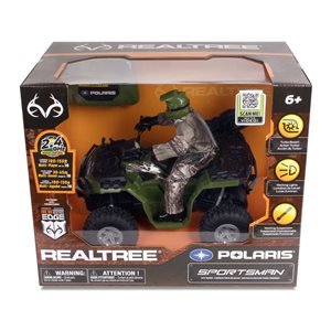 Véhicule tout-terrain télécommandé Polaris Sportsman XP1000 de NKOK échelle 1/8, vert