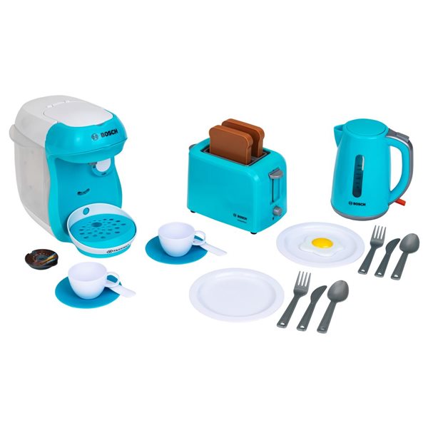 Theo Klein Bosch Toy Breakfast Set - Turquoise - Large Size