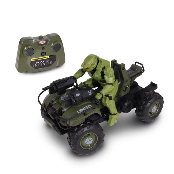 NKOK UNSC Gungoose and Master Chief Remote-Controlled ATV