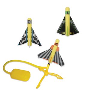 Stomp Rocket Stunt Planes Lauching Play Set - 3 Planes Included