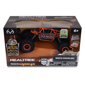 Véhicule télécommandé Realtree Rock Crawler de NKOK échelle 1:16 2,4 GHz, bordure orange