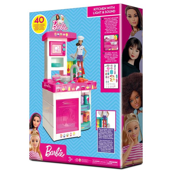 Ensemble de cuisine Barbie de Toy Shock avec 40 accessoires