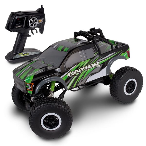 NKOK X-Treme 4 x 4 Remote-Controlled Ford F-150 Raptor - Black/Green