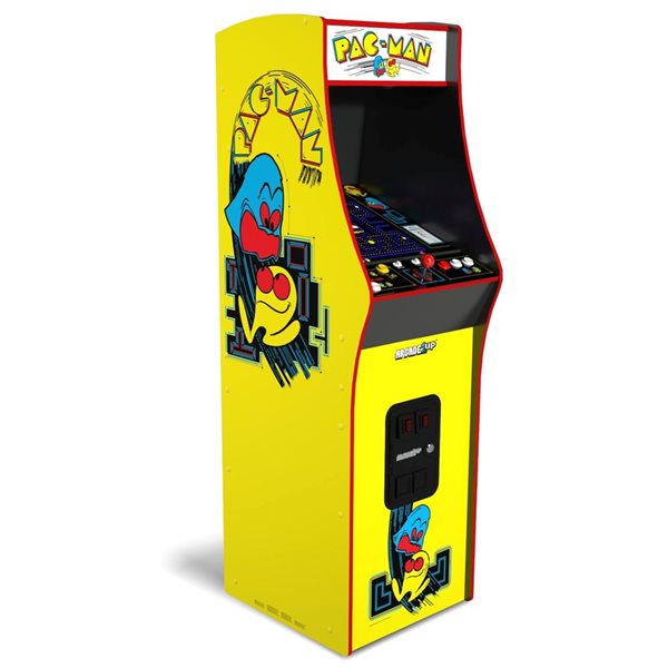 Arcade Up Ms Pac Man Legacy Deluxe Freestanding Arcade Machine