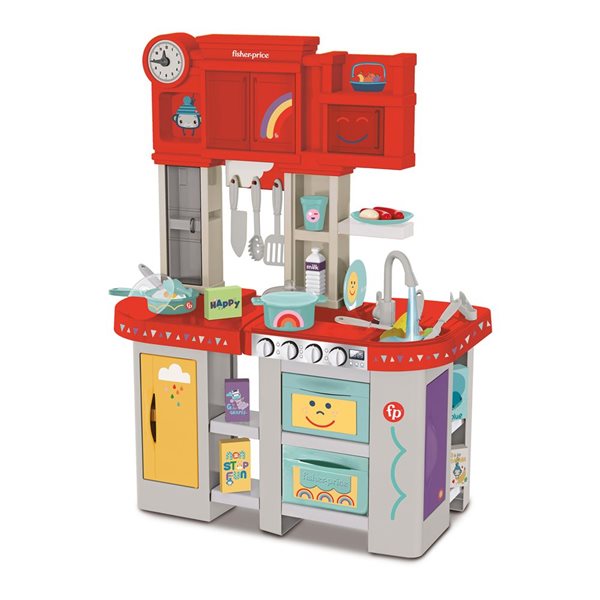 Toy Shock Fisher Price Large Kitchen with Light/Sound/Water and 32 Accessories