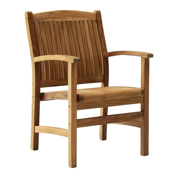 ARB Teak & Specialties Colorado 25 x 36 x 24-in Teak Arm Chair