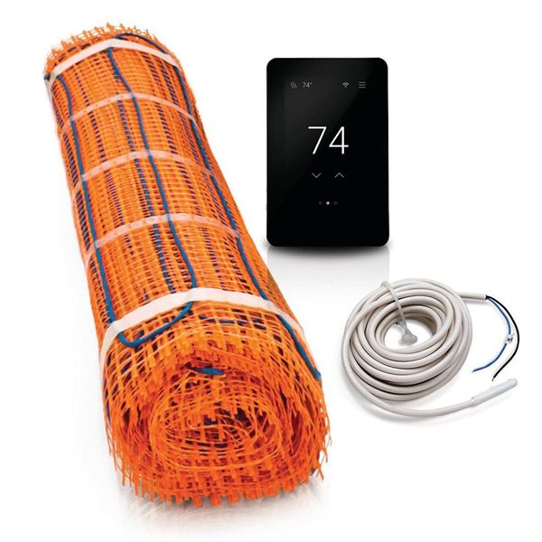 SunTouch TapeMat 120V 35-ft² Radiant Heat Flooring Kit with Thermostat