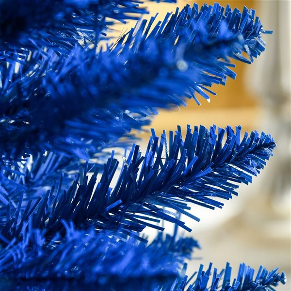 Arbre de Noël artificiel bleu profond HomCom 5 pi