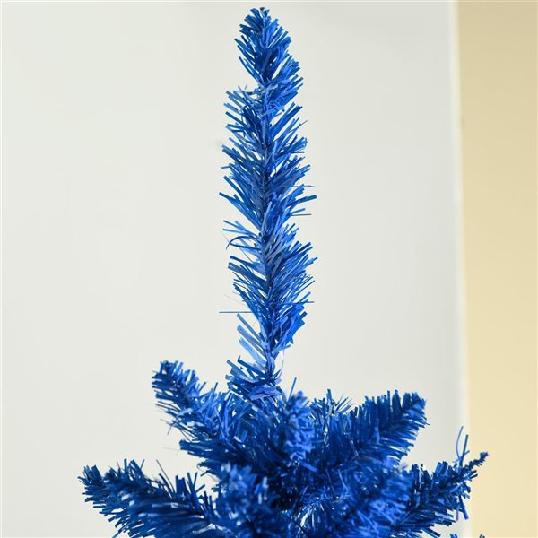 Arbre de Noël artificiel bleu profond HomCom 5 pi