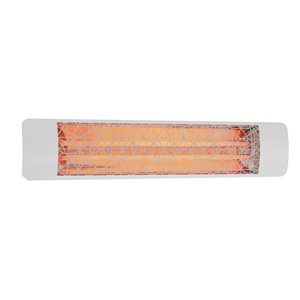 Eurofase Heating Astra White 4000W 208 V Electric Infrared Dual Element Heater
