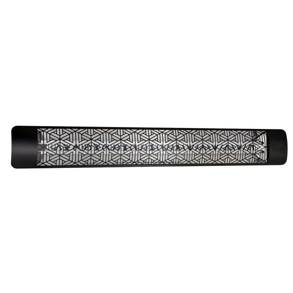 Eurofase Heating Mason Black 6000W 240 V Electric Infrared Dual Element Heater